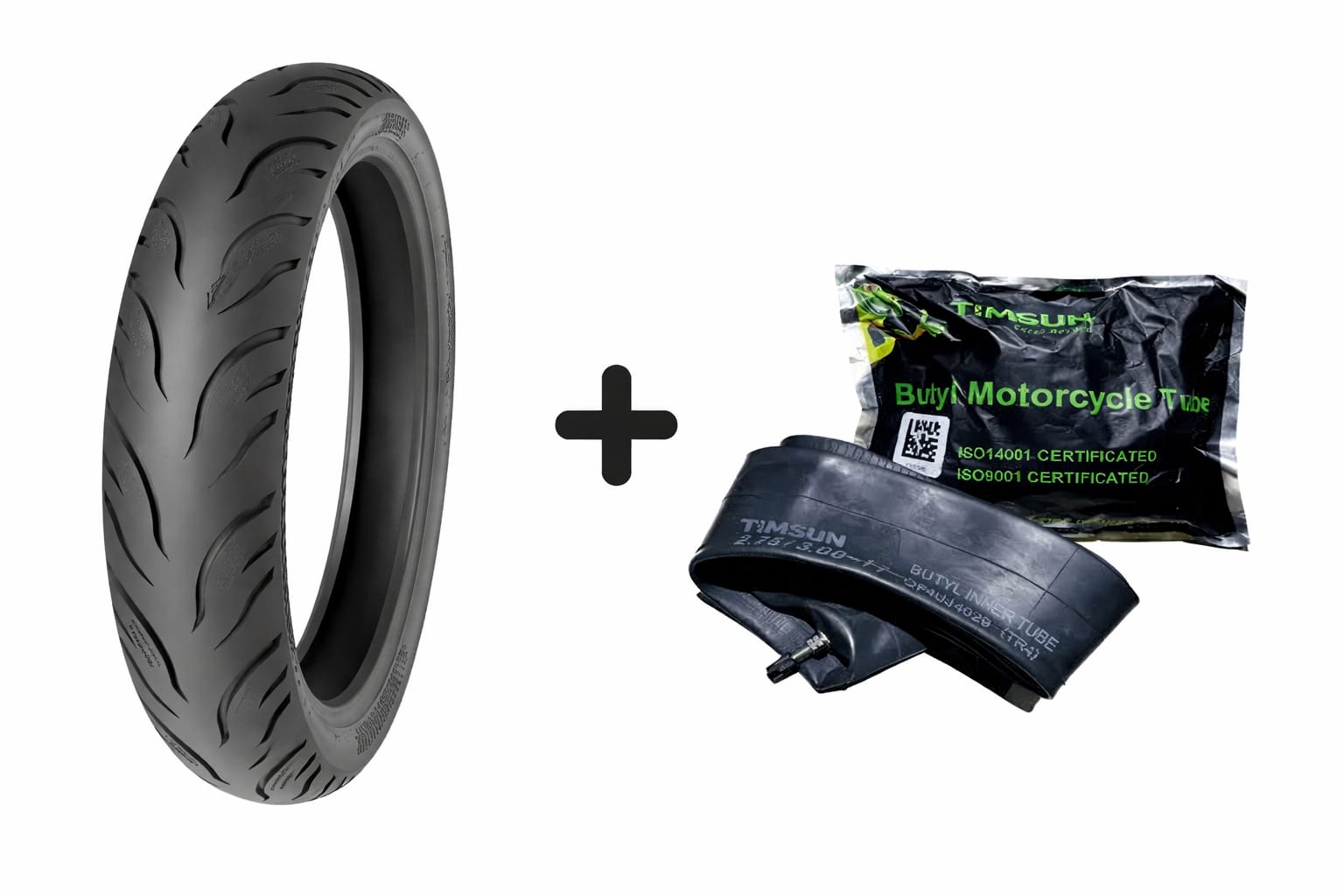 Combo Llanta Timsun Ts692 80/90-17 Tt + Neumatico