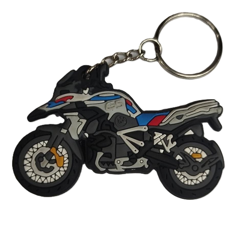 LLAVERO MOTO BMW BLANCO