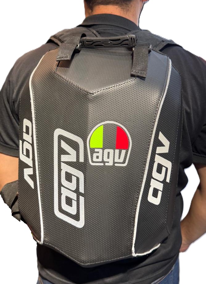 Morral Rigido Grande AGV Negro