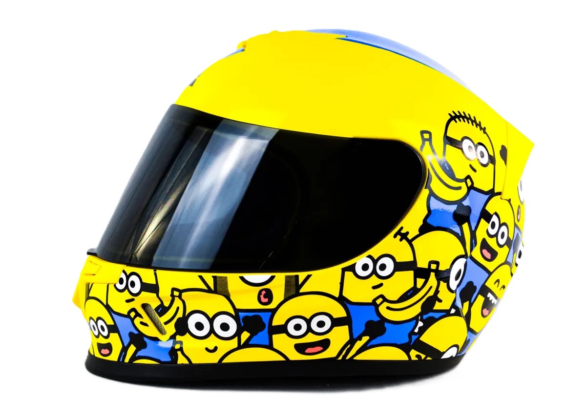 CASCO XTRONG XTR-002 BANANA AMARILLO BRILLO