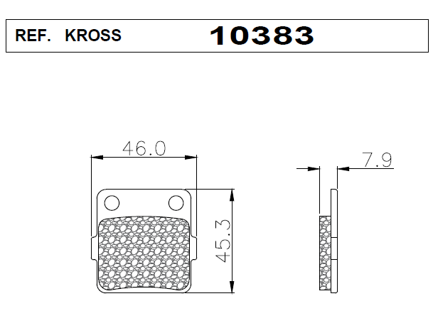 PASTILLAS KROSS 10383