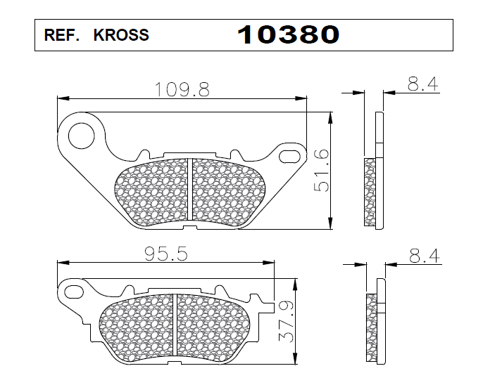 PASTILLAS KROSS 10380