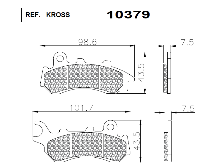 PASTILLAS KROSS 10379