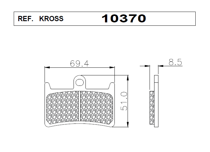 PASTILLAS KROSS 10370