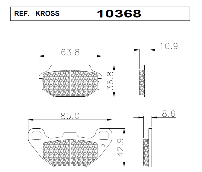 PASTILLAS KROSS 10368