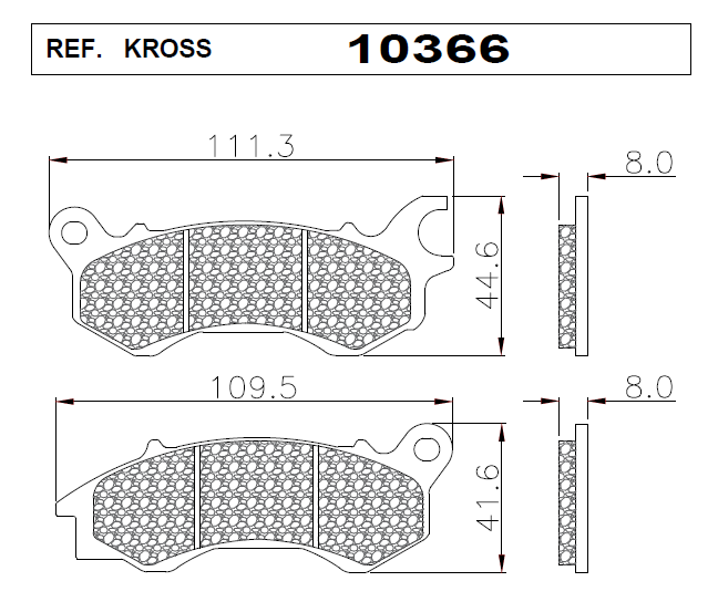 PASTILLAS KROSS 10366