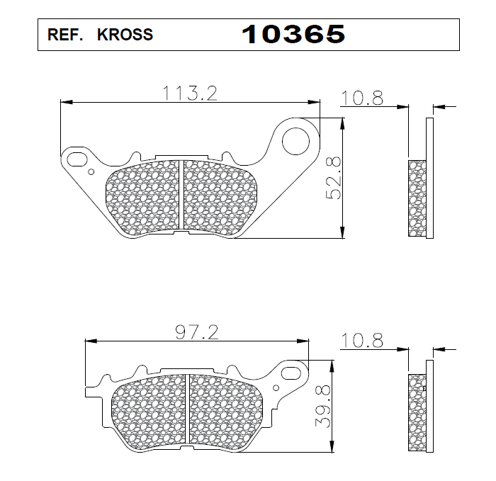 PASTILLAS KROSS 10365