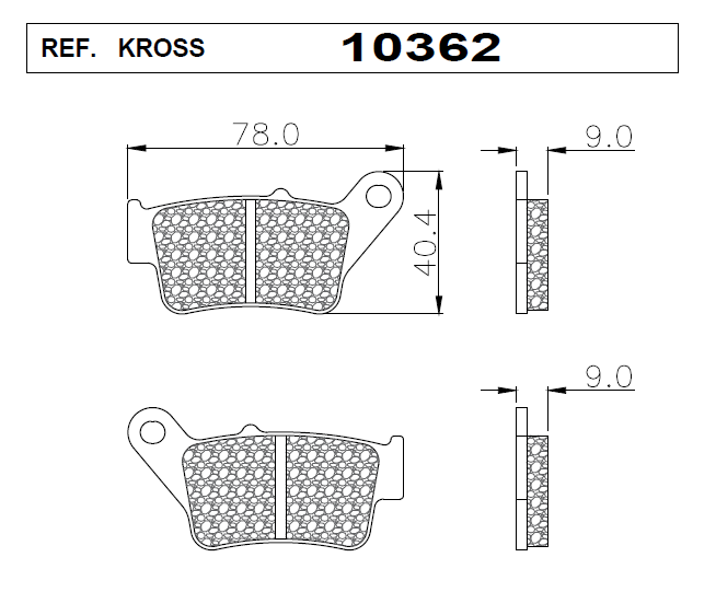 PASTILLAS KROSS 10362