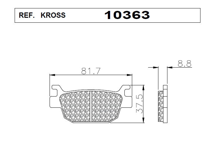 PASTILLAS KROSS 10363