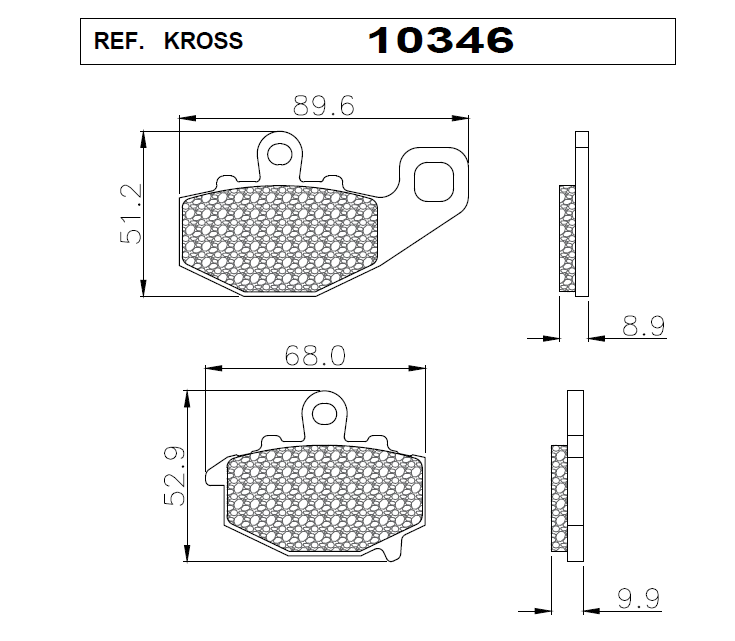 PASTILLAS KROSS 10346