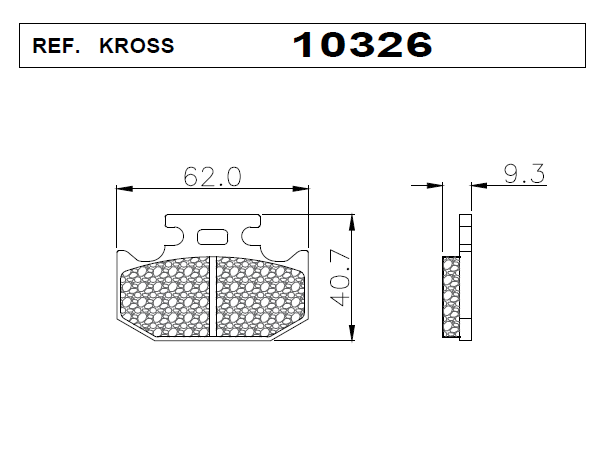 Pastillas Kross 10326