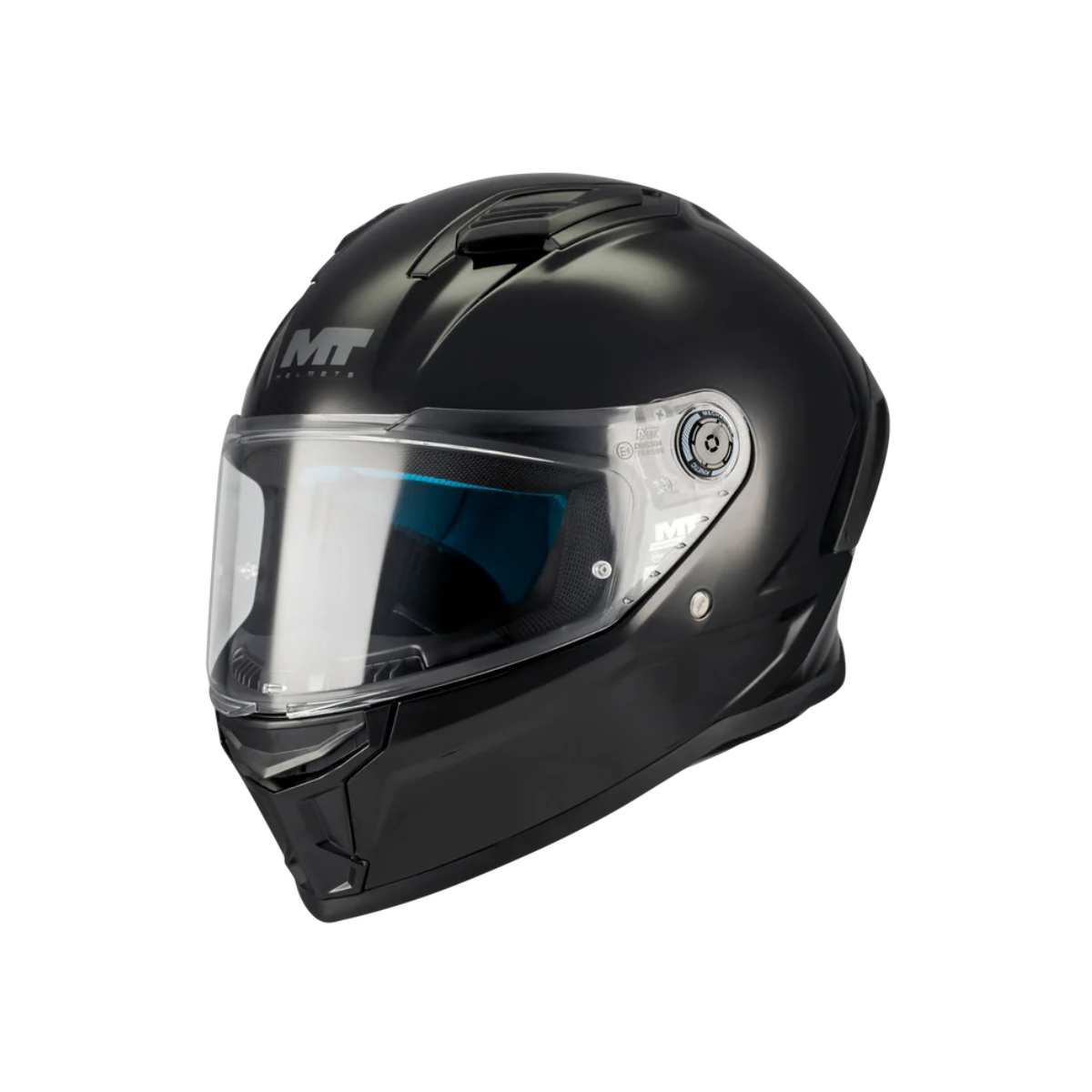 CASCO MT STINGER 2 SOLID NEGRO BRILLO