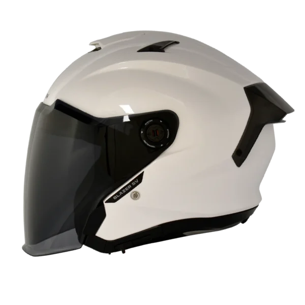 CASCO SPARTAN BLAZER SV BLANCO BRILLO