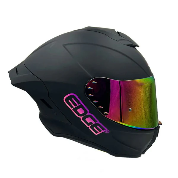 CASCO EDGE SHANGHAI SOLID NEGRO MATE FUCSIA