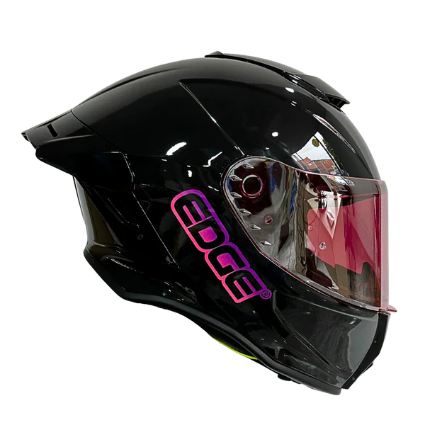 CASCO EDGE SHANGHAI SOLID NEGRO BRILLO FUCSIA