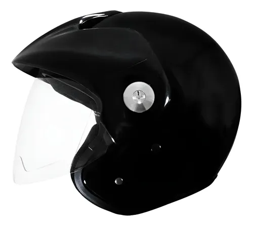 CASCO ZEUS 507 OPEN NEGRO BRILLO