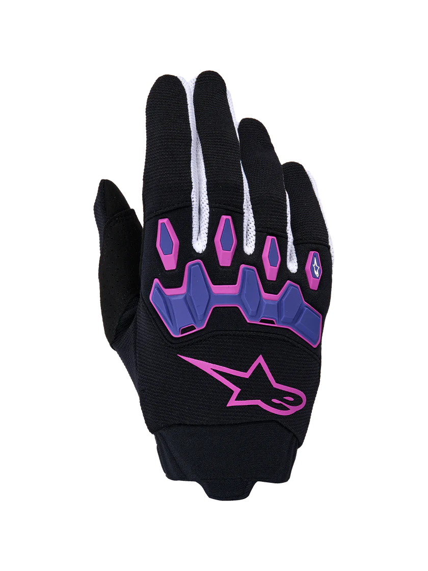 GUANTES ALPINESTARS FULL BORE V2 MORADO NEGRO