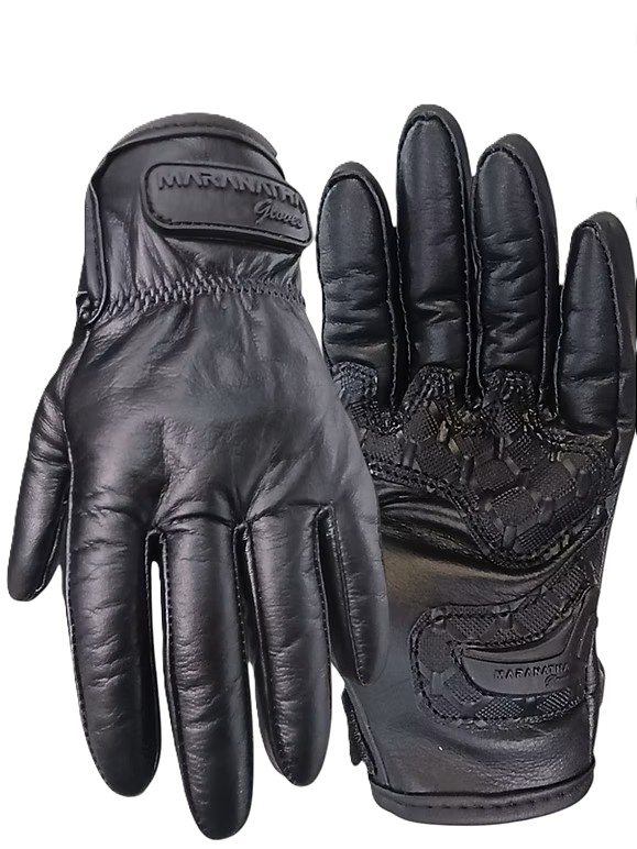 GUANTES MARANATHA CUERO SIN PROTECCION NEGRO