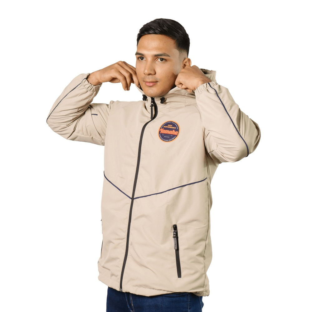 CHAQUETA CORTAVIENTO YAMAHA HIGH PERFORMANCE BLANCO MAS