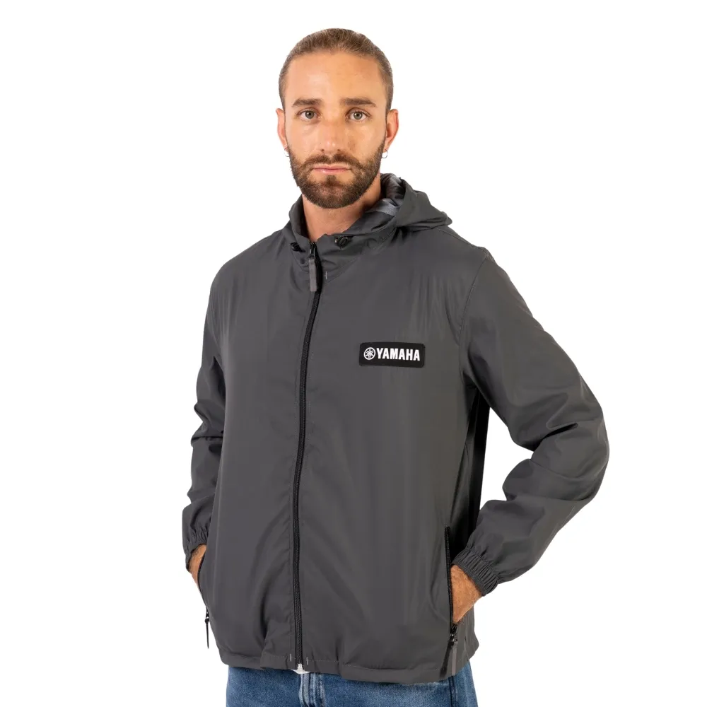 CHAQUETA CORTAVIENTO YAMAHA GRIS MAS