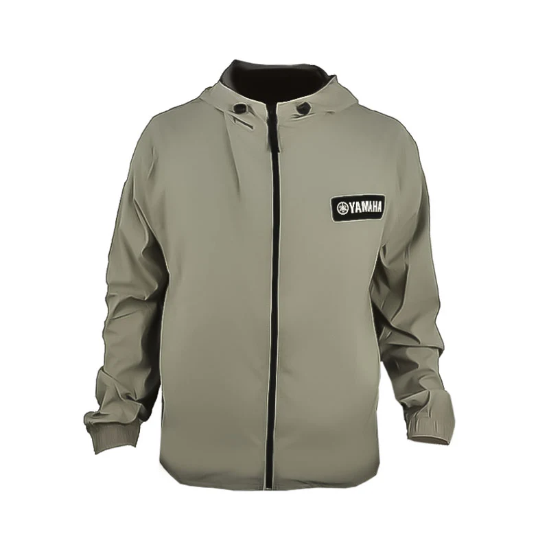 CHAQUETA CORTAVIENTO YAMAHA KHAKI MAS