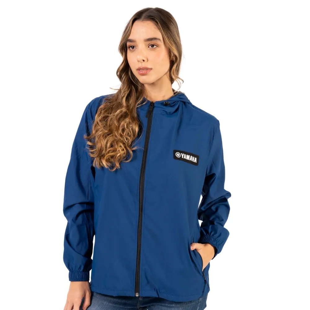 CHAQUETA CORTAVIENTO YAMAHA NAVY AZULUL FEM