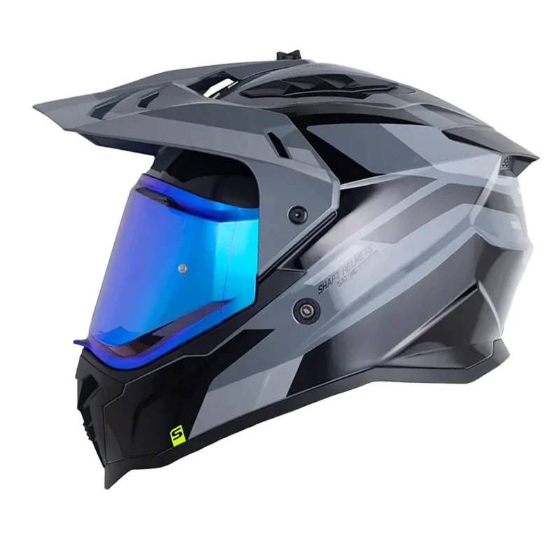 CASCO SHAFT MX360 APRICOT GRIS OSCURO NEGRO BRILLANTE