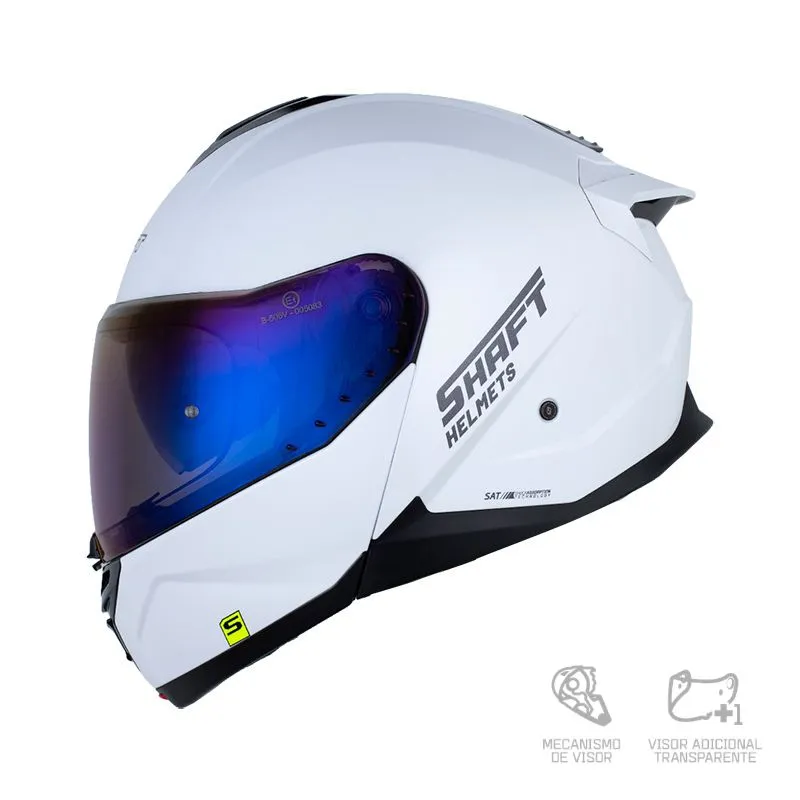 CASCO SHAFT 3540 SOLID BLANCO GRIS BRILLO