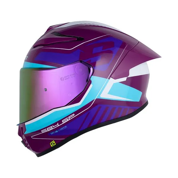 CASCO SHAFT 584 RACE MORADO OSCURO MORADO