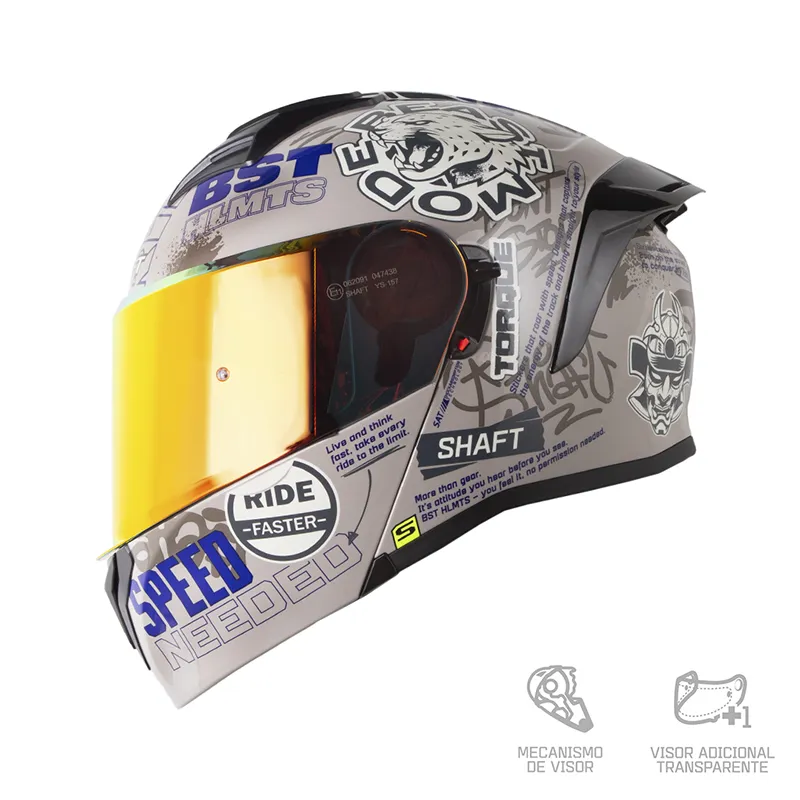 CASCO SHAFT 3820 TORQUE ARENA GRIS