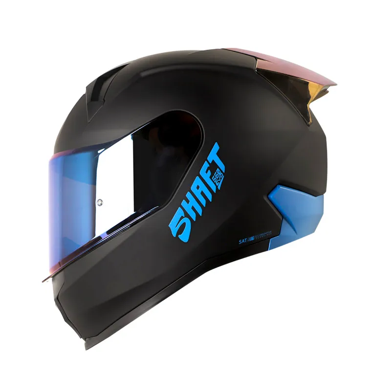 CASCO SHAFT 560 EVO SOLID NEGRO AZUL