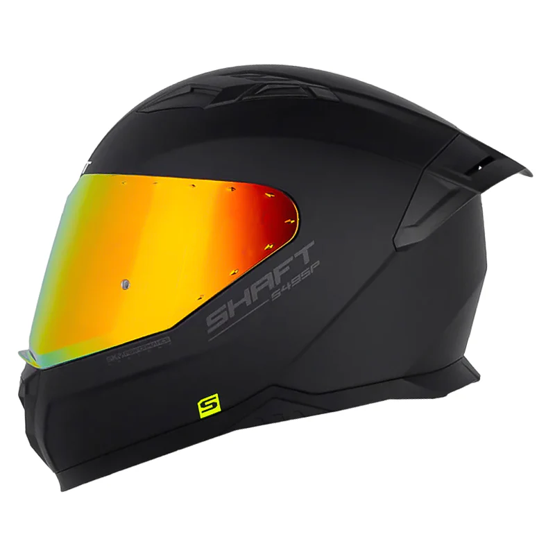 CASCO SHAFT 549 SOLID NEGRO GRIS MATE