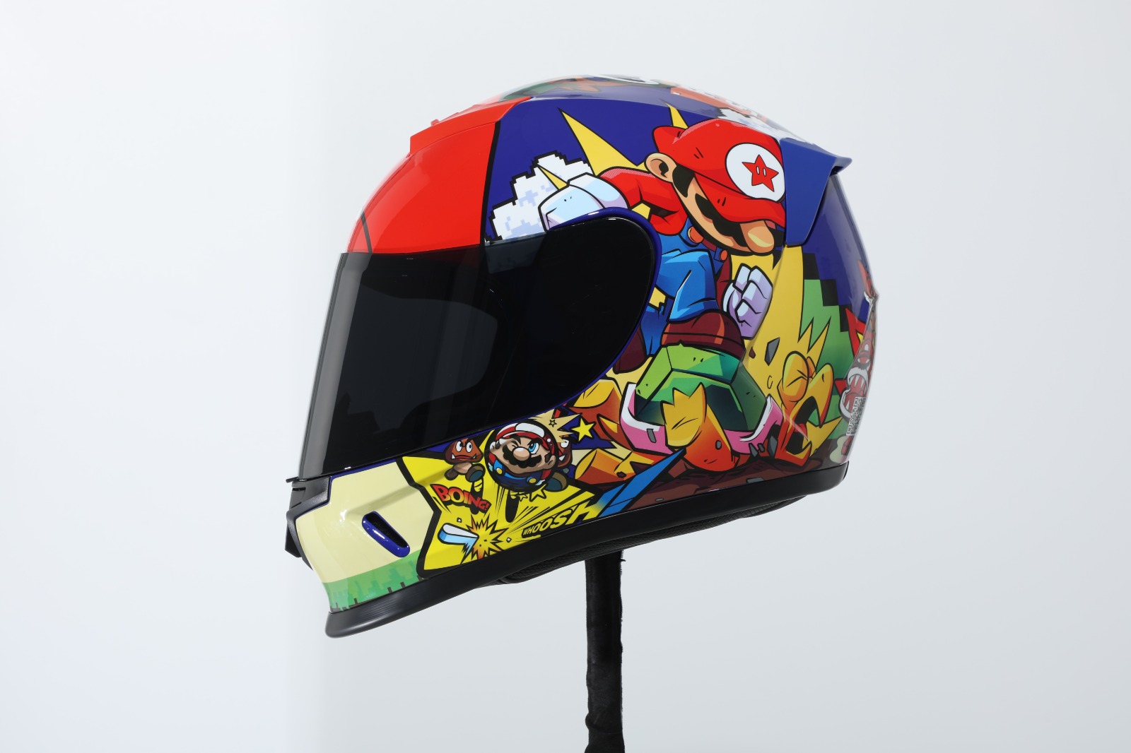 CASCO XTRONG XTR-002 MARIUS AZUL BRILLO