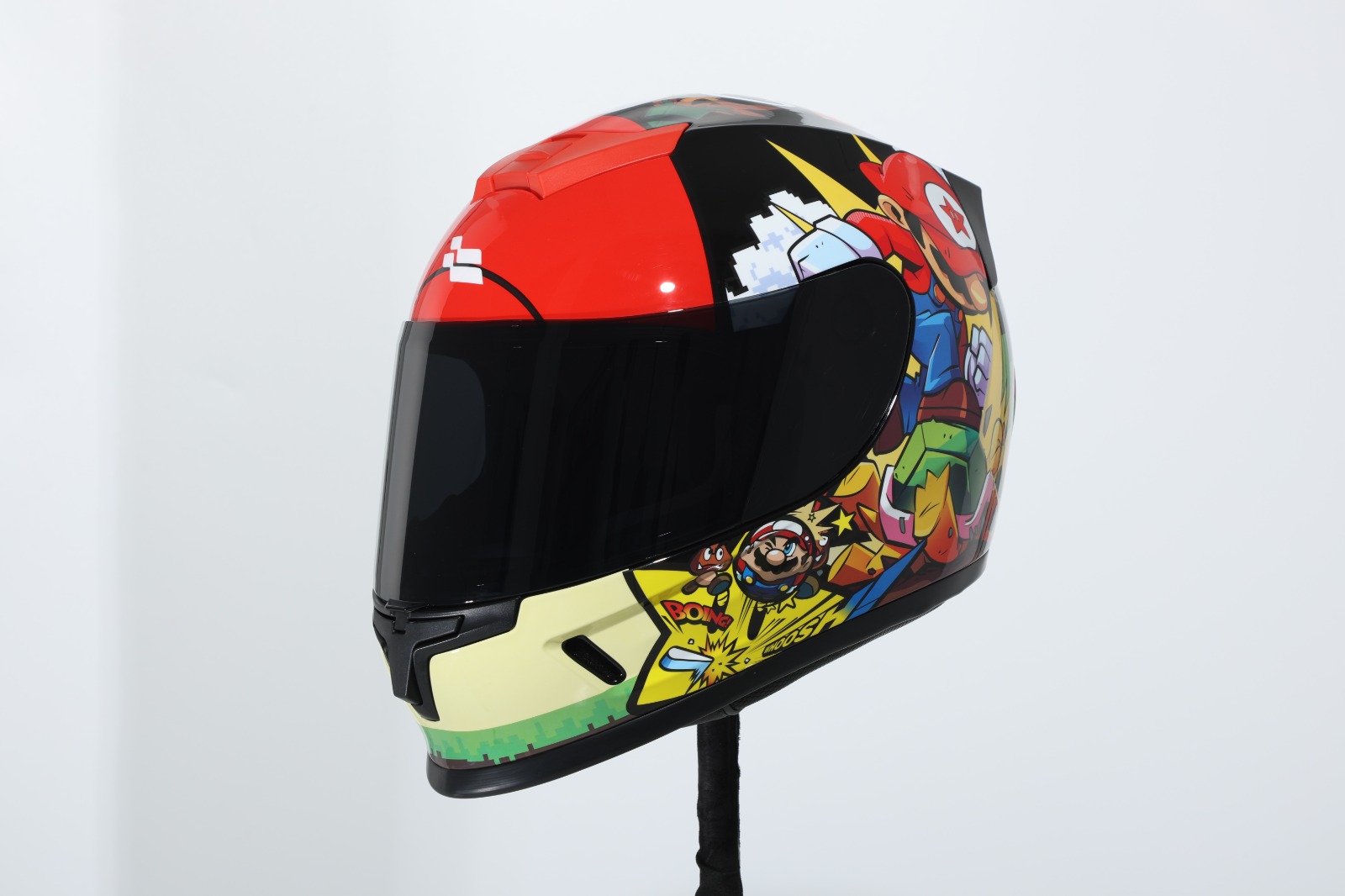 CASCO XTRONG XTR-002 MARIUS NEGRO BRILLO