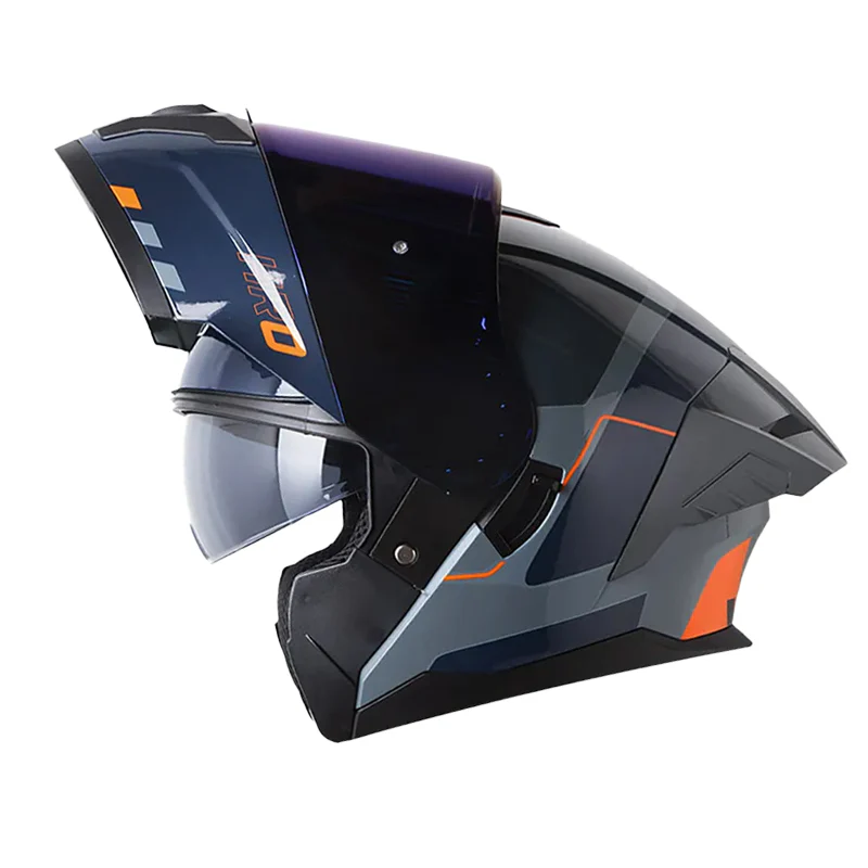 CASCO HRO 3480DV NOSK GRIS OSCURO  NARANJA