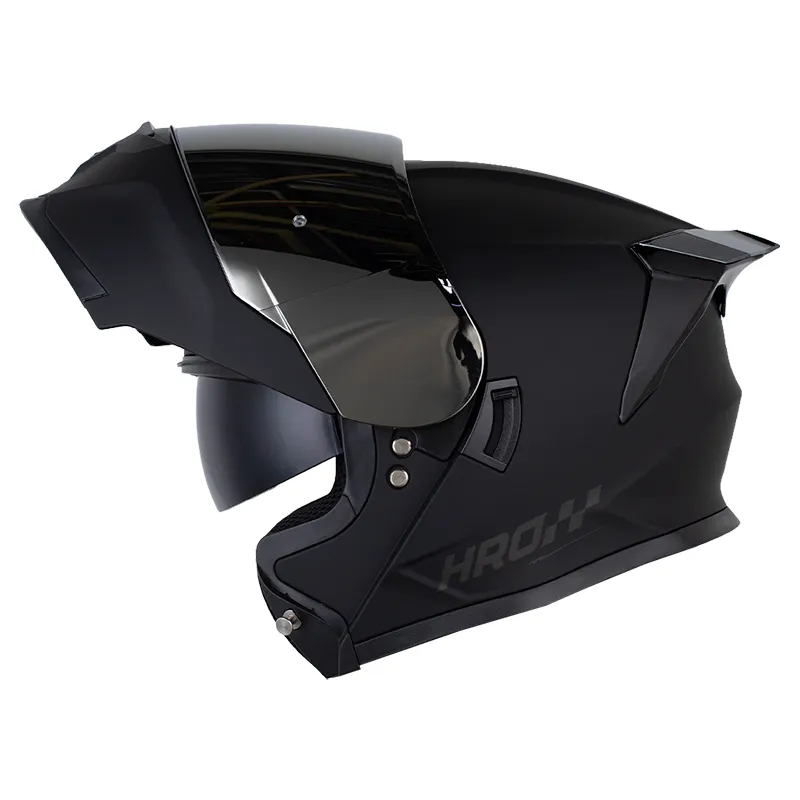 CASCO HRO 3460 SOLID NEGRO GRIS MATE