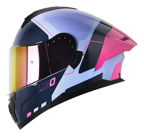 CASCO HRO 3480DV NOSK AZUL CLARO FUCSIA