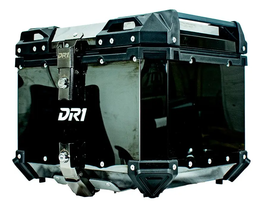 MALETERO DR1 ALU PRO ACERO 45 LT NEGRO