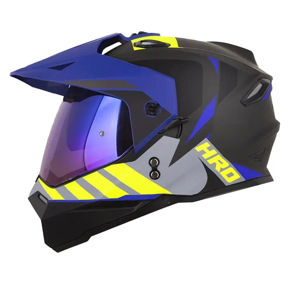 CASCO HRO MX330DV YORCHI GRIS AZUL