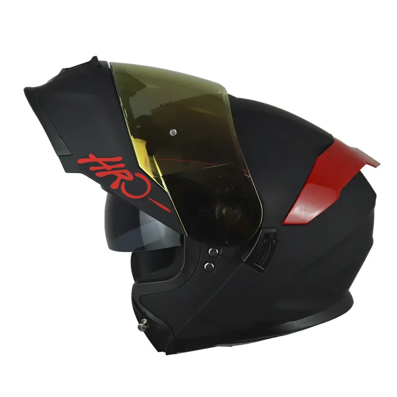 CASCO SHAFT 3440DV SOLID NEGRO ROJO