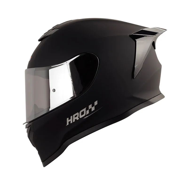 CASCO HRO 506SP SOLID NEGRO GRIS OSCURO