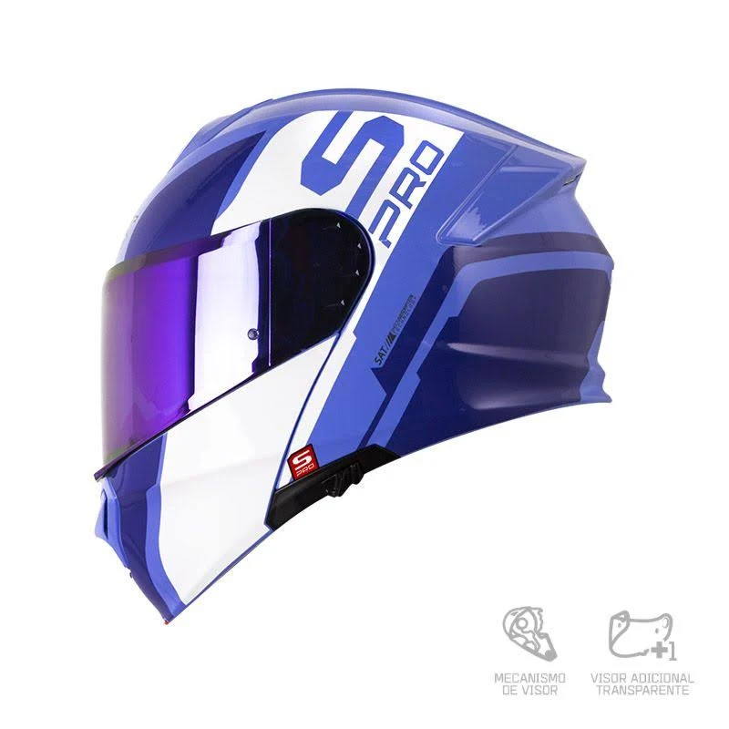 CASCO SHAFT PRO 4000 DV WONDER AZUL MORADO