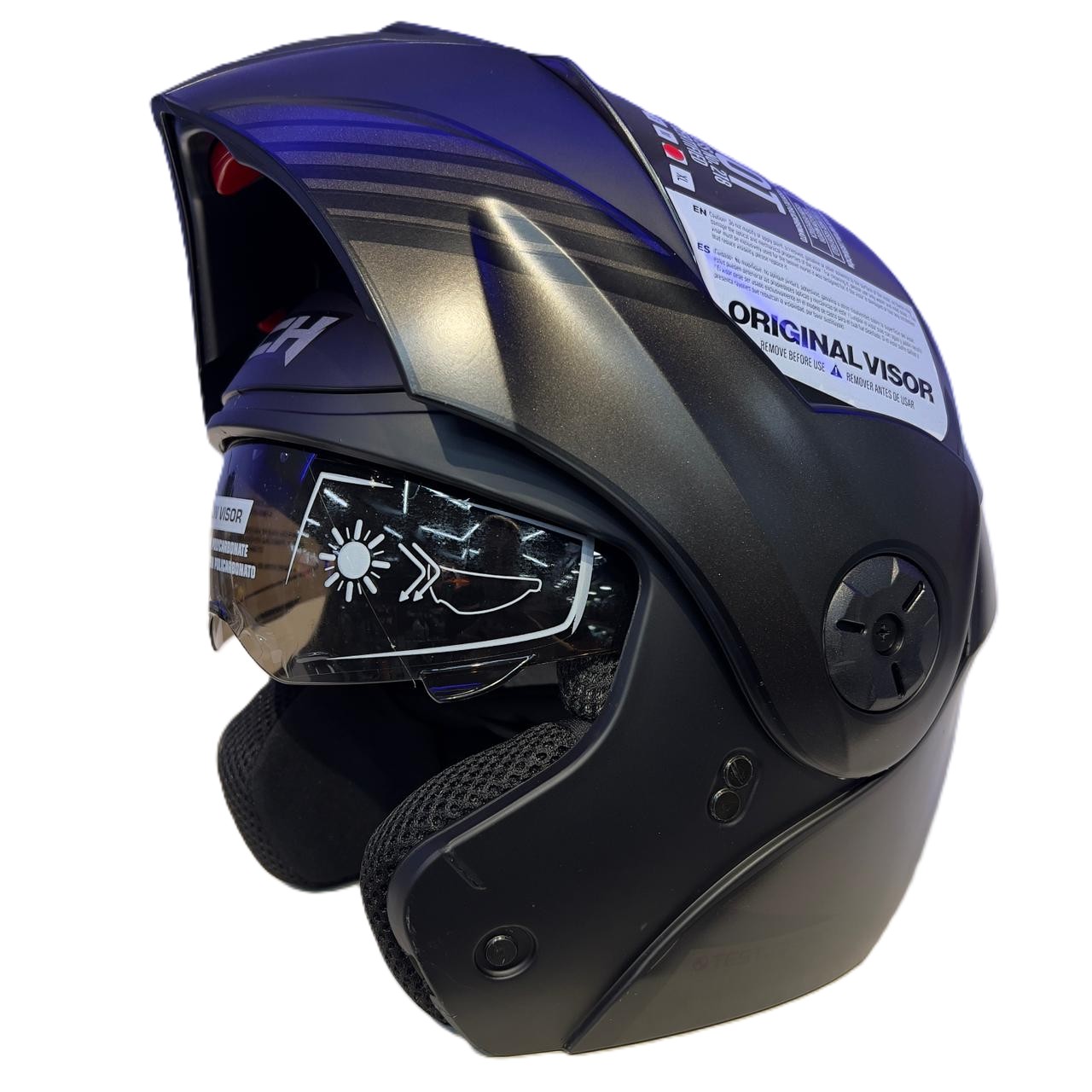 CASCO ICH 3110 XMAL NEGRO GRIS SM